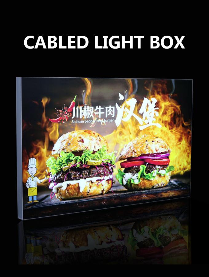 อลูมิเนียมกลางแจ้งสิ่งทอกรอบนำกล่องไฟผ้า Frameless แสดงผลโฆษณากล่องไฟ LED Backlit