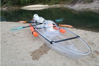 พลาสติกโพลีคาร์บอเนต Double Crystal Clear Kayak Kayak สำหรับสองคน