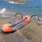 พลาสติกโพลีคาร์บอเนต Double Crystal Clear Kayak Kayak สำหรับสองคน