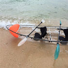 โพลีคาร์บอเนต Clear Kayak ล่างสำหรับ 2 คนความยาว 330 ซม. อนุมัติ CE / SGS
