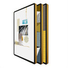 ในร่ม Backlit นำกล่องไฟโฆษณาอลูมิเนียม Frameless โปสเตอร์ความตึงเครียดผ้า