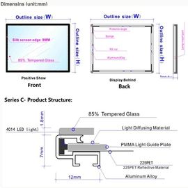 KFC Slim Snap Frame กล่องไฟโฆษณาไฟ LED / Outdoor LED Board Board