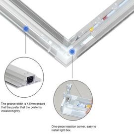 กล่องไฟ Backlit LED แบบยืนโฆษณาฟรีพร้อมแถบไฟและไดรเวอร์ในตัว